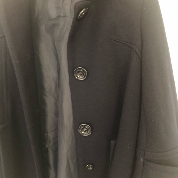 Forever 21 Peacoat Jacket Navy w/ Rosette Buttons - Picture 4 of 6